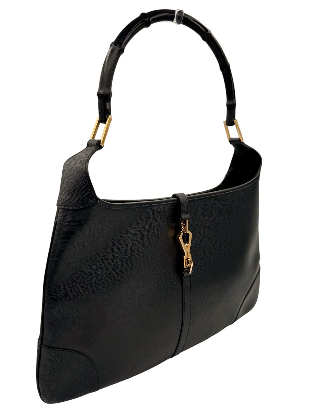 Gucci Tom Ford Era Bamboo Jackie Black Leather Shoulder Bag - Picture 3 of 14